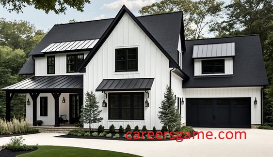 The aesthetic appeal of a home can often be enhanced by thoughtful design choices, and one popular trend "white house with black trim"