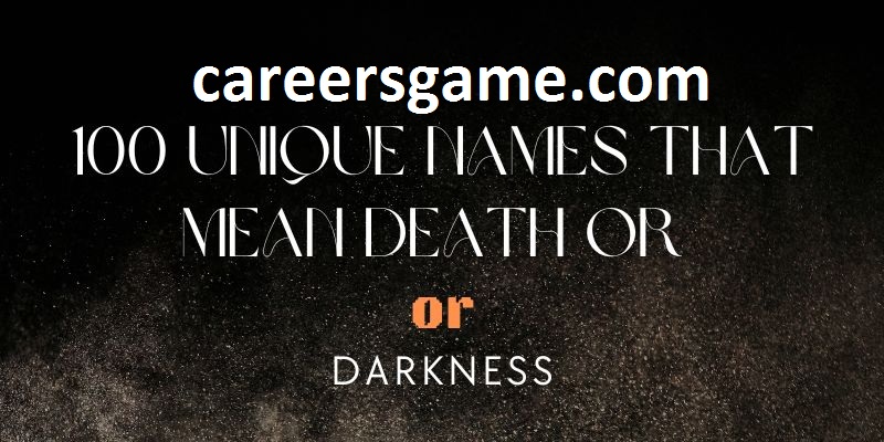 Death has always been a central theme in human philosophy, literature, and culture. It is the inevitable conclusion"names that mean death"